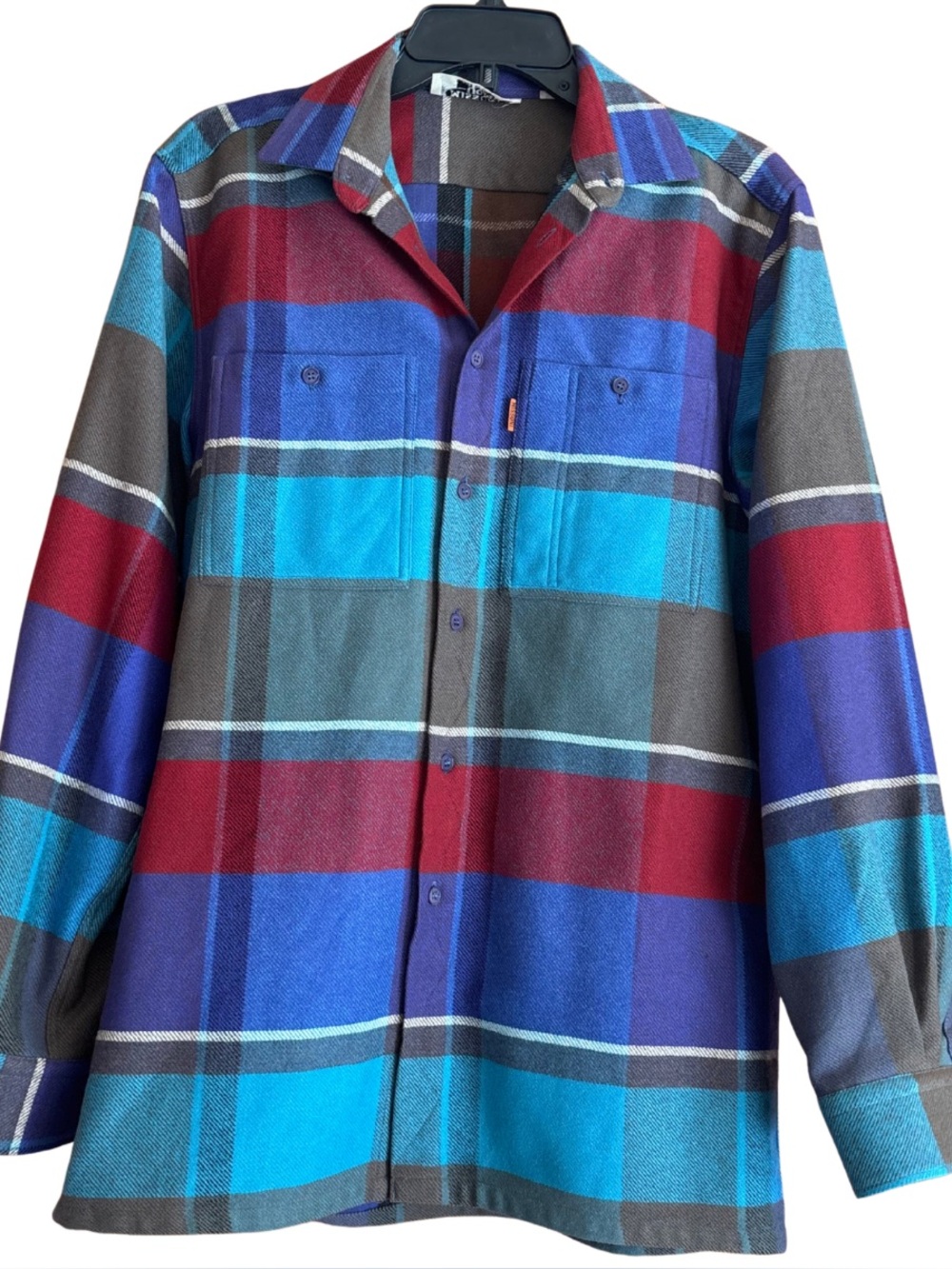 Vintage Missoni Uomo 100% Wool Plaid Overshirt / Shirt Jacket – Made in Italy